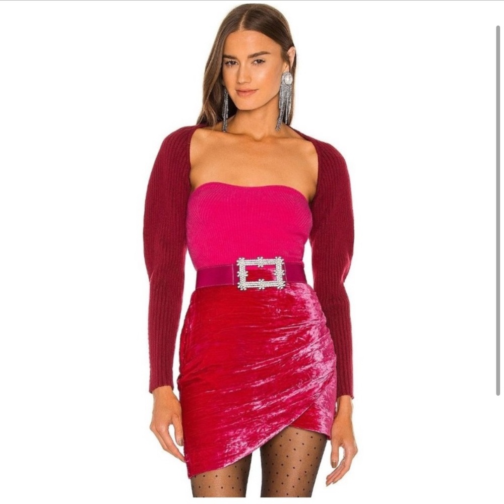 NWT Lovers + Friends Michelle Knit Shrug